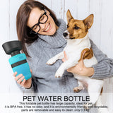 520ML Dog Water Bottle Foldable Feeding