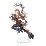 Anime Figure Genshin Impact Diluc Venti Klee Zhongli Cosplay Acrylic Stand Model Plate Desk Decor Standing Sign Keychain Gifts