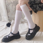 Gothic Women&#39;s Striped Leg Warmers Lolita Long Socks Knitted Leggings Japanese Sweets Winter Socks Kawaii Arm Ankle Warmers