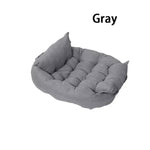 Foldable Super Soft Pet Bed With Pillow Kennel