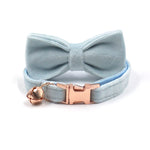 Velvet Cat Collar Personalized Customized ID