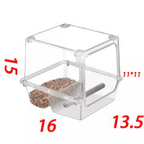 Acrylic Parrot Integrated Automatic Bird Feeder