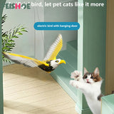 Simulation Bird Interactive Cat Toy Electric Hanging