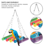 17pcs/set Parrot Birds Toy Swing  Hanging Bell