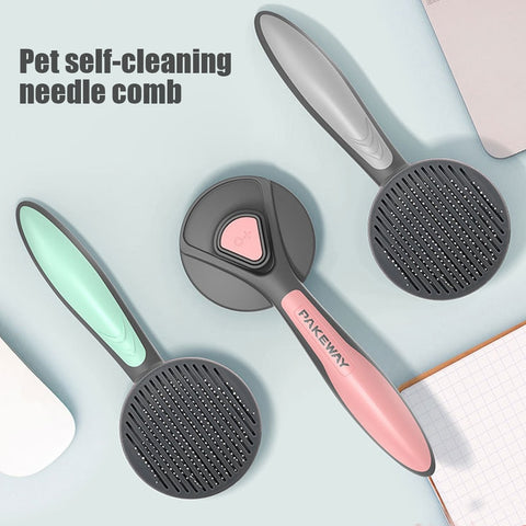 Container Comb pets Self Cleaning