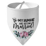 Wedding Party Pet Dog Bandana