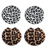 4 Pcs Car Cup Mat Cat Paw Automobile