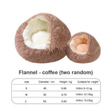 Super Soft Dog Bed Round Plush Mat