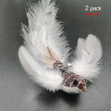 Funny Simulation Bird Interactive Cat Feather