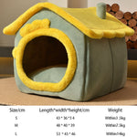 Foldable  Sleeping House Warm Cat Bed