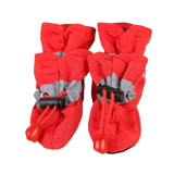 4pcs/set Waterproof Pet Dog Shoes Chihuahua Anti-slip Rain Boots Footwear For Small Cats Dogs Puppy Dog Pet Booties