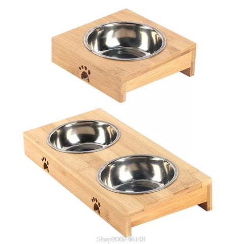 Pet Food Water Feeding Bowl