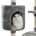 Height 140CM Cat Tree Condo Sisal Scratching Posts