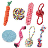 1PC Dog Toy Carrot Knot Rope Ball