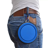 NEW2022 Dog Travel Silicone Bowl Portable