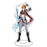 Anime Figure Genshin Impact Diluc Venti Klee Zhongli Cosplay Acrylic Stand Model Plate Desk Decor Standing Sign Keychain Gifts