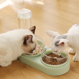 NEW Pet  Double Bowls Food Water Feeder Container