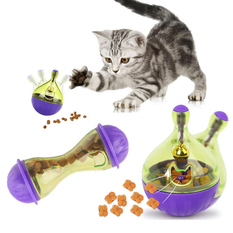 Interactive Food Feeders Ball Pet Toys Tumbler