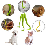 3pcs/set Pet Flea Removal Tool Kit Plastic Scratching