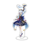 Anime Figure Genshin Impact Diluc Venti Klee Zhongli Cosplay Acrylic Stand Model Plate Desk Decor Standing Sign Keychain Gifts