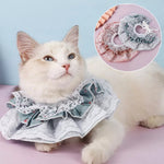 NEW2022 Lace Pet Scarf Cute Adjustment Belt