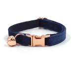 Velvet Cat Collar Personalized Customized ID