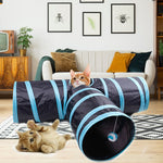 3Holes Pet Cat Tunnel Funny Toys