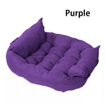 Foldable Super Soft Pet Bed With Pillow Kennel