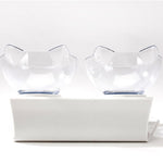 Cat Double Transparent Food Bowl