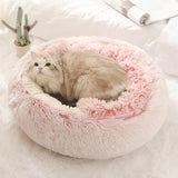 Super Soft Dog Bed Round Plush Mat