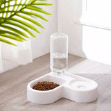 Corner Dog Bowl Pet Automatic Feeder