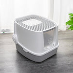 Cat Sandbox Litter Box Fully Enclosed