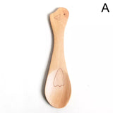 Cute Cat Panda Pig Animal Wooden Spoons