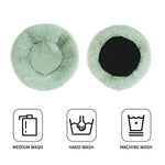 Donut Round Dog Kennel Fluffy Cushion Mat