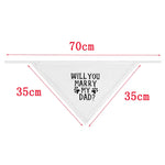 Wedding Party Pet Dog Bandana