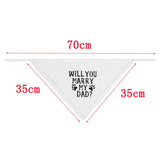 Wedding Party Pet Dog Bandana