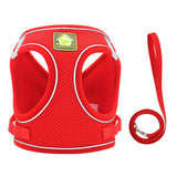 Mesh Cat Harness Reflective Dog Vest