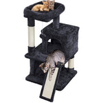 Cat Tree with Condo and Scratching Post Tower