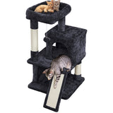 Cat Tree with Condo and Scratching Post Tower