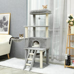 Cats Climbing Trestle Pet Scratcher Tree