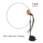 Funny Simulation Bird Interactive Cat Feather