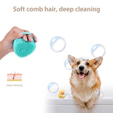 Bath Massage Gloves Brush Soft Safety Silicone Pet