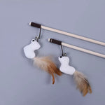 40cm Wood Pet Toys Teaser