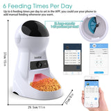 Iseebiz 3L Automatic Feeder Food Dispenser