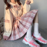 Women Loose Japanese Style Sweet Knitted Cardigans Harajuku Cute