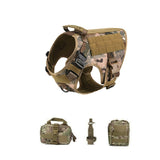 Military Big Dog Harness Pet German Shepherd