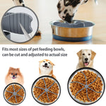 Dog Slow Feeder Bowl Insert Silica