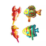 44pcs Sea World Ocean Animal Balloons