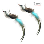 Funny Simulation Bird Interactive Cat Feather