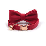 Velvet Cat Collar Personalized Customized ID